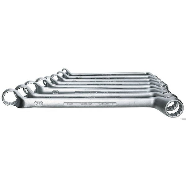 Ring Set, Double Ended, 12 pcs., 6-32mm