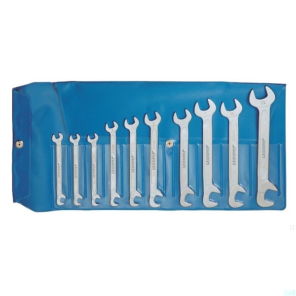 Midget Wrench Set, Double Ended, 5-13mm