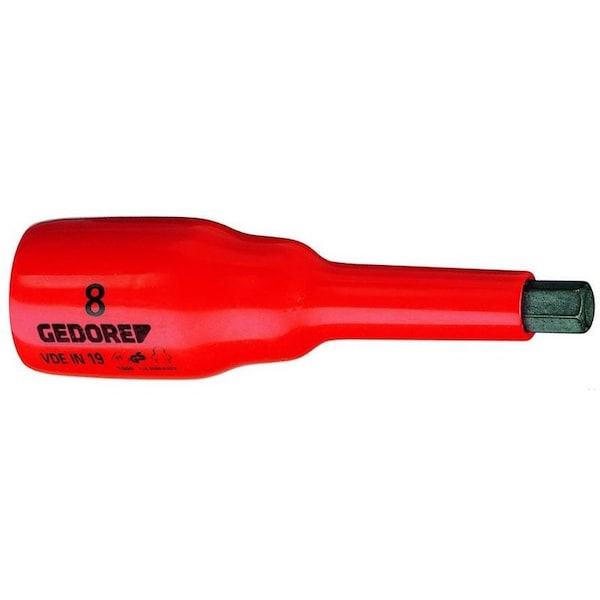 Insulated Screwdriver, Bit Socket1/2" 8mm