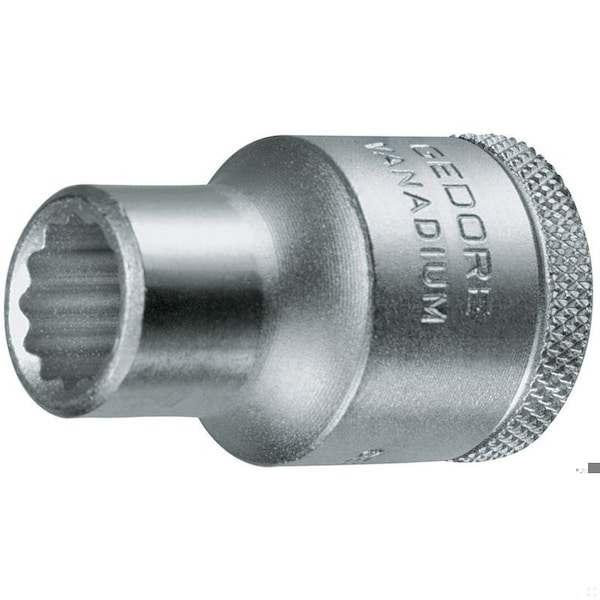 1/2" Square Drive, 1-3/16" SAE Socket, 12 Points