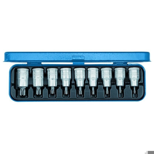 Screwdriver Bit Set 1/2", 9 pcs., T20-60