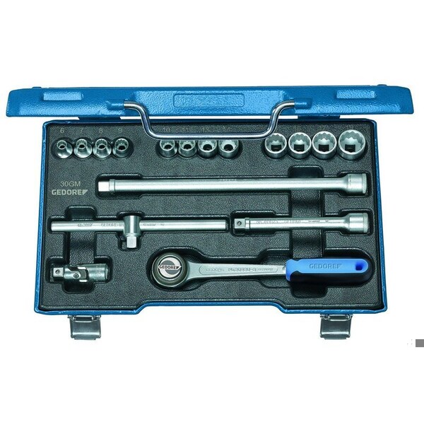 Socket Set, 3/8", 17 pcs., UD 6-19mm, 6240200