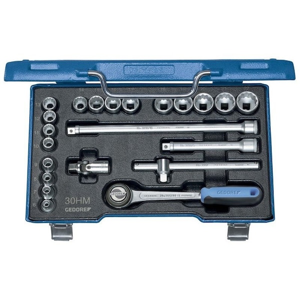 Socket Set, 3/8", 22 pcs., UD 6-22mm, 6240470