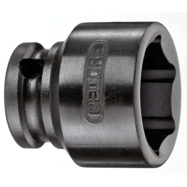3/8" Square Drive Impact Socket Gun Metal, 3/8", 22mm
