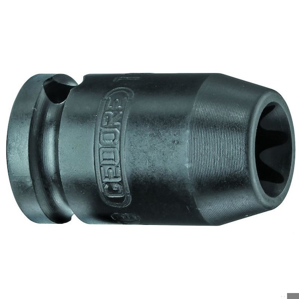3/8" Square Drive Impact Socket Gun Metal, 3/8", Torx E14