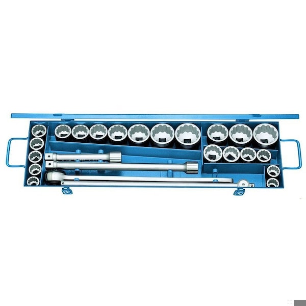 Socket Set, 3/4"mm + Af
