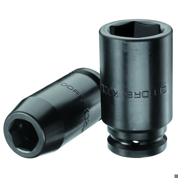 3/4" Square Drive Impact Socket Gun Metal, 3/4", Long 21mm