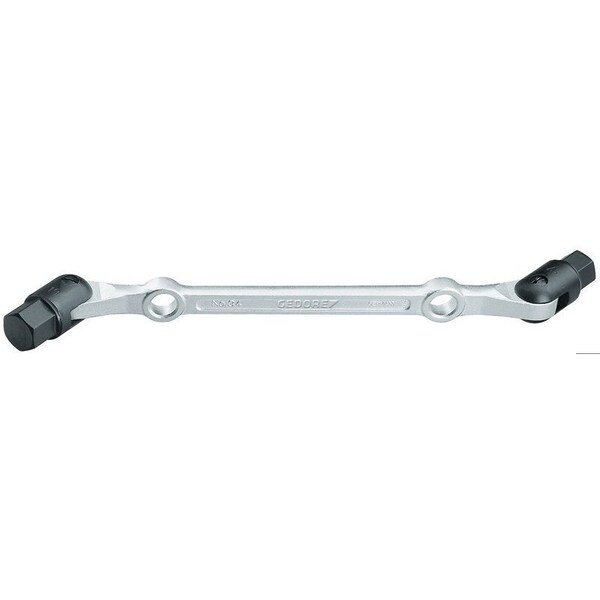 Swivel Head Double Ended Wrench, 12x14mm