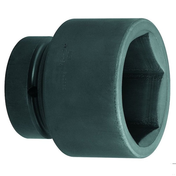 2-1/2" Square Drive Impact Socket Gun Metal, 2.1/2", 100mm