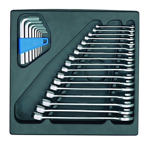Open Ended Wrench Set, SAE or Metric: Metric