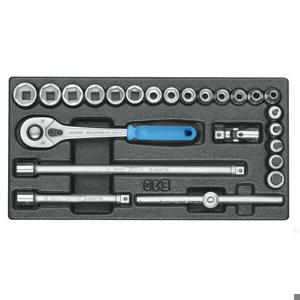Socket Set, 3/8, 6626070