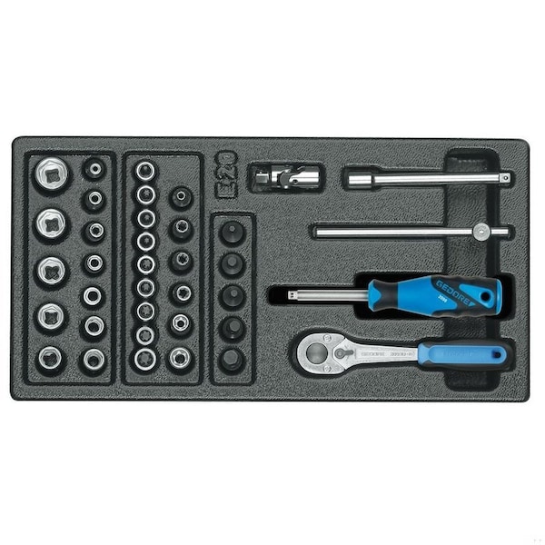 Socket Set, 1/4, 6626230