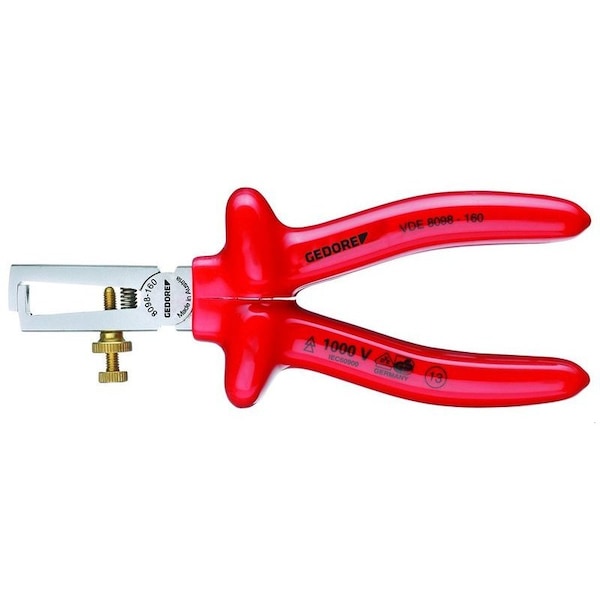 Ins Stripping Plies, 6-1/4", AWG 18-10, Handle Type: VDE Dipped