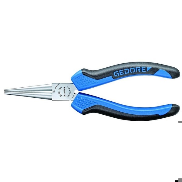Round Nose Pliers, 6-1/4", Overall Length: 160mm