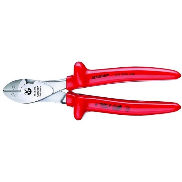 Insulated Power Diagonal Cutter, 7-7/8"