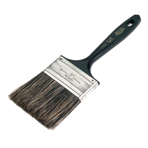 Pure Gray Bristle Brush, 4"