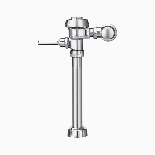 Royal 113 L/Stop Flush Valve 3.5 gpf, Polished Chrome, Water Closet