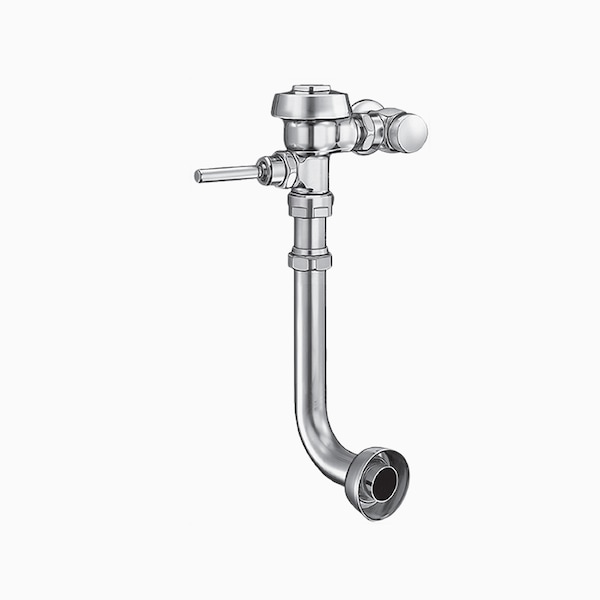 Royal 121 U Flush Valve 3.5 gpf, Polished Chrome, Water Closet