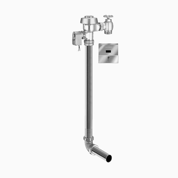 Automatic Flush Valve, 3.5 gpf gpf, Rough Brass, 1 in IPS, 1 1/2 in Spud Coupling