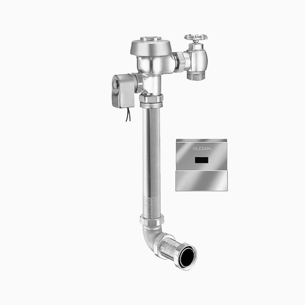 Automatic Flush Valve, 1.5 gpf gpf, Rough Brass, 1 in IPS, 1 1/4 in Spud Coupling