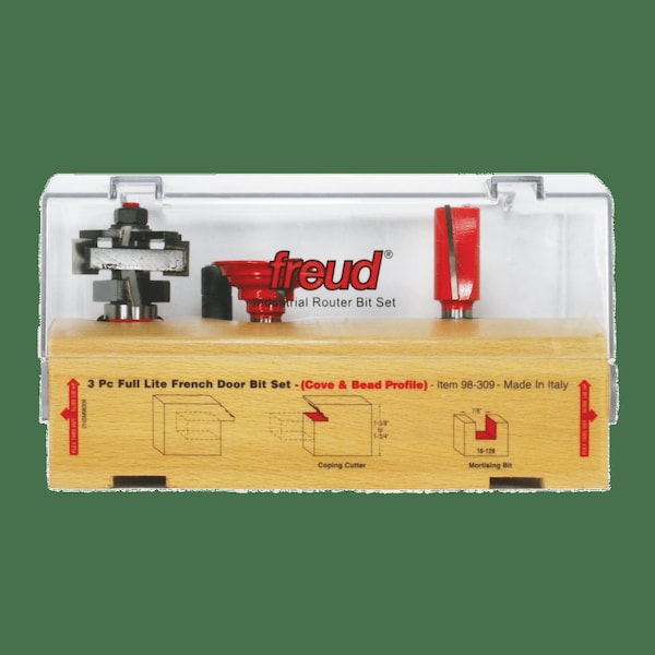 Piece French Door Bit Set, 3