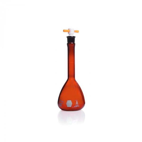 Volumetric Flask, 100mL, Clear, PK12