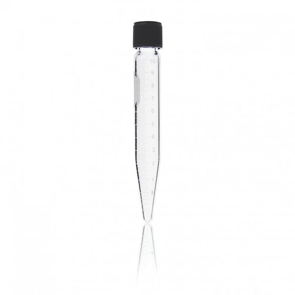 Conical Centrifuge Tube, 10mL, Clear, PK12