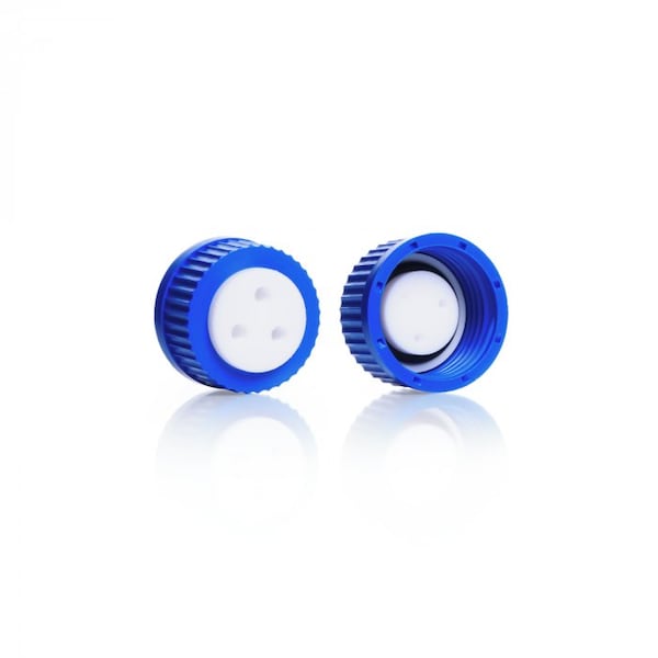 Three Hole Cap, Blue, Round