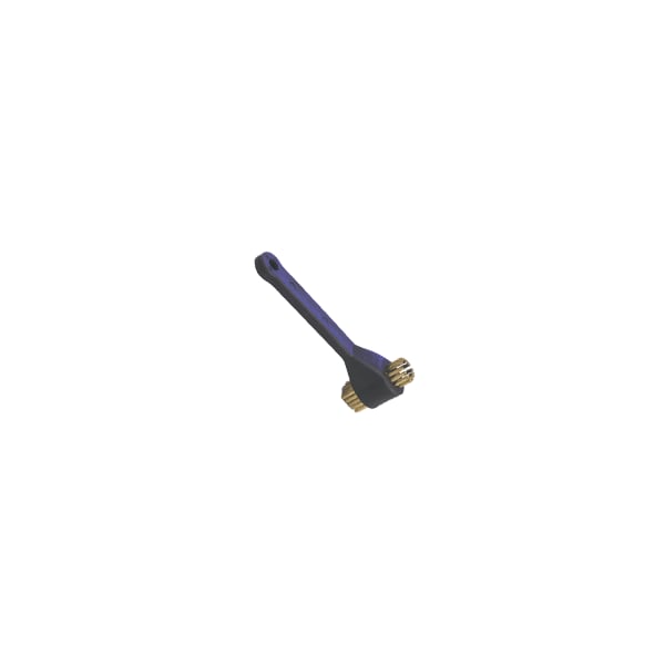 Brass Side Terminal Brush, 5/16" hex in Handle Services, 10PK