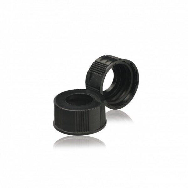 DWK Life Sciences (Wheaton) 24-400 Open Top Black Phenolic Screw, PK200