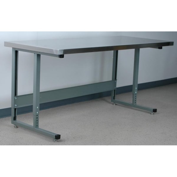 Bolted Workbenches, 48" W, Adjustable Height, 1000 lb.