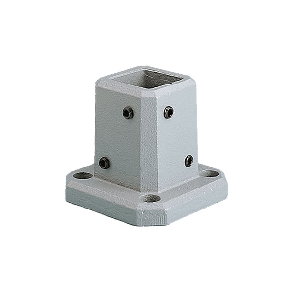 COMPACT Series 4 Base Bracket, fits 80x80mm, Lt Gray, Steel