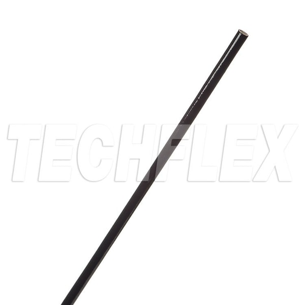 Braided Cable Sleeve, Fiberglass, Black