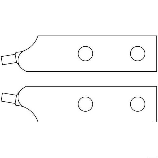 Spare Tips, 2, Straight, D 4.5mm