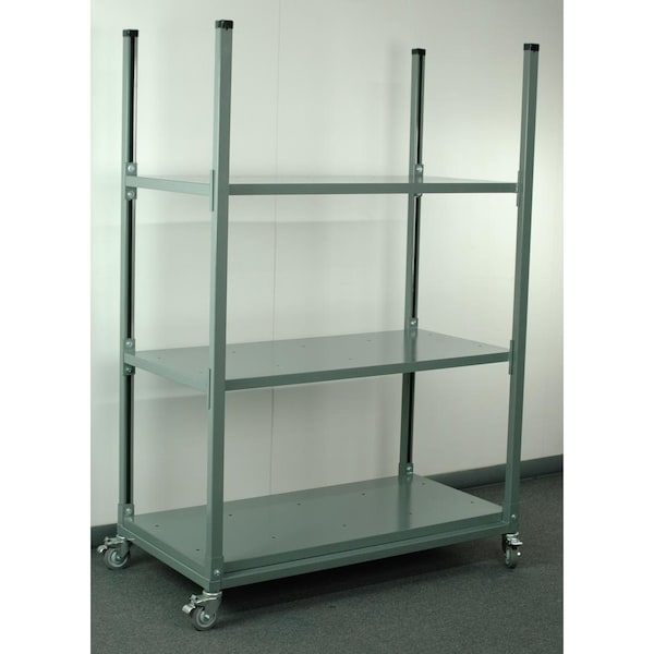 Cart W/ Adjustable Steel Shelves