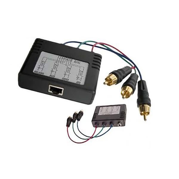 Component Balun, RCA RGB Plugs w/Pigtai