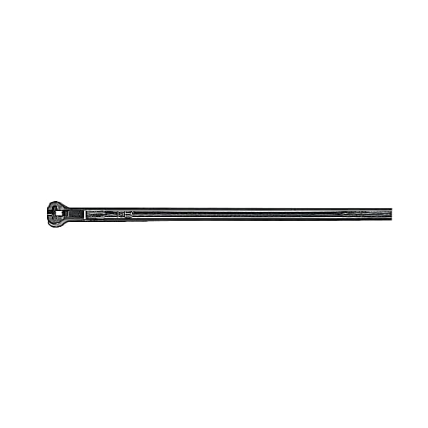 Cable Tie, 35 in L, 10 in Max Bundle Dia., Black, Nylon 6/6, 175 lb Strength, 50 PK