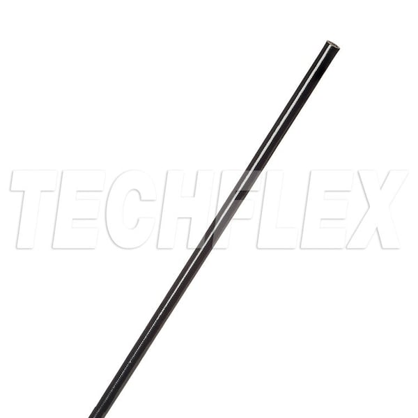 Braided Cable Sleeve, 100 ft, Fiberglass, Black