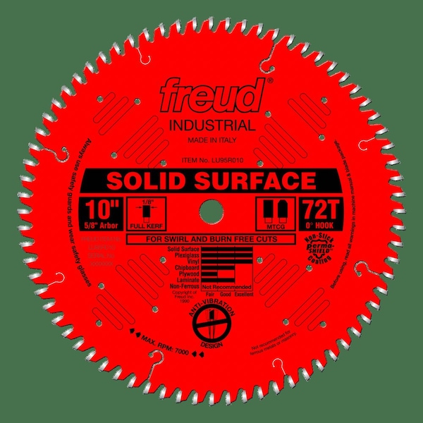 Solid Surface Blade, 10