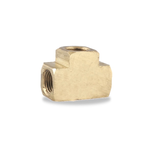 Brass Pipe Tee, 3/4" Pipe Size