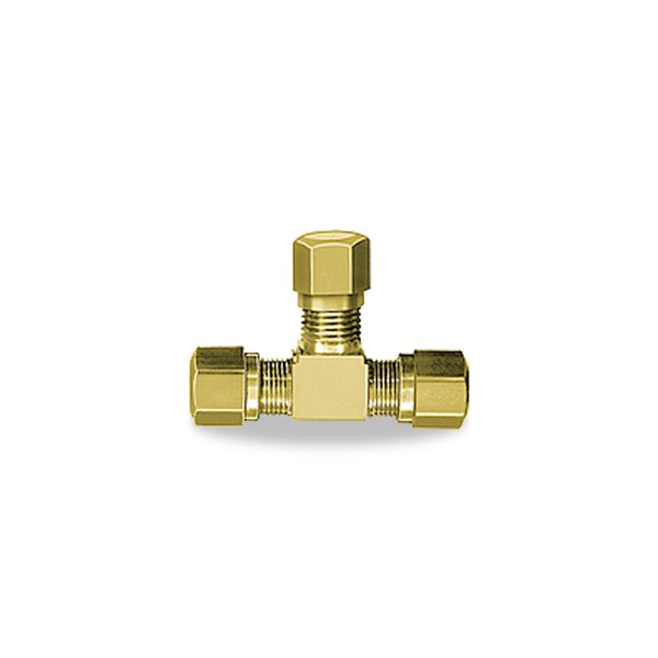 Air Brake, Nylon, Tee Ends Tube, 1/2"