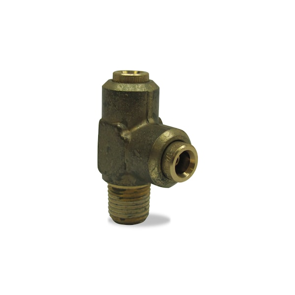 Run Tee, Push-Lock, Brass, 3/8"x3/8" Pipe
