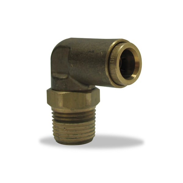 Swivl Elbw, Psh-Lck, 90 deg., 1/2x3/8" Pipe