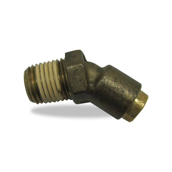 Fixed Elbw, 45 deg., Psh-Lck, 1/2x1/2" Pipe