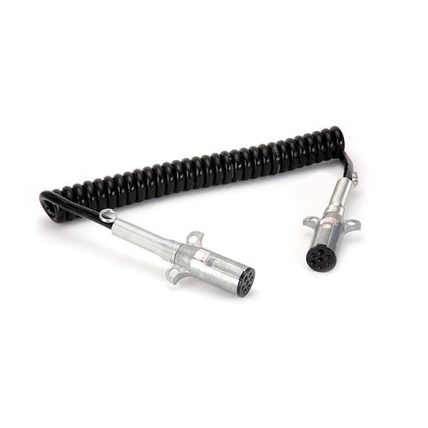 Coiled Cble 6/12, 1/10 Gauge, 15 in., 7-Way