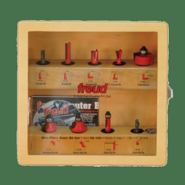 Piece Basic Bit Set (1/4" Shank), 9