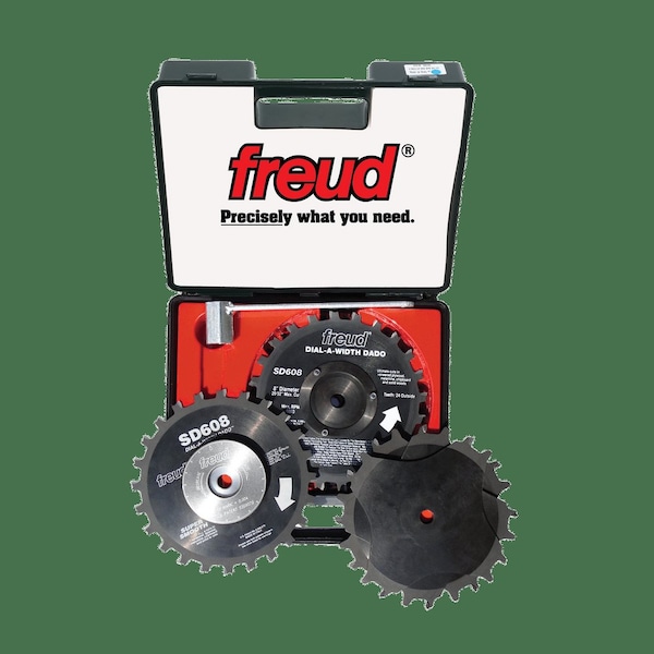 Dial-A-Width Stacked Dado Sets, 8