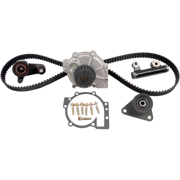 PowerGrip Premium OE Timing Belt Component Kit w/Water Pump, TCKWP252