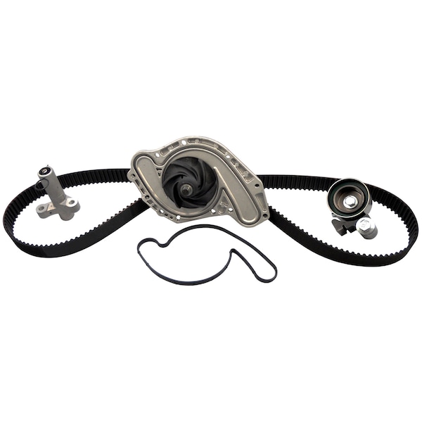 PowerGrip Premium OE Timing Belt Component Kit w/Water Pump, TCKWP295D
