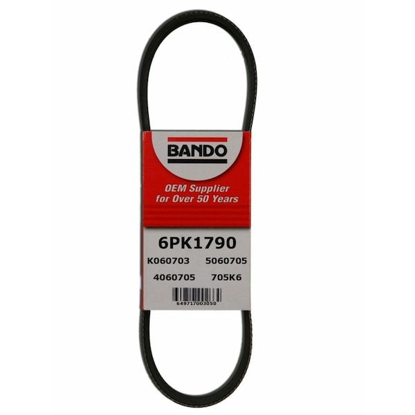 Serpentine Belt, 6PK1790